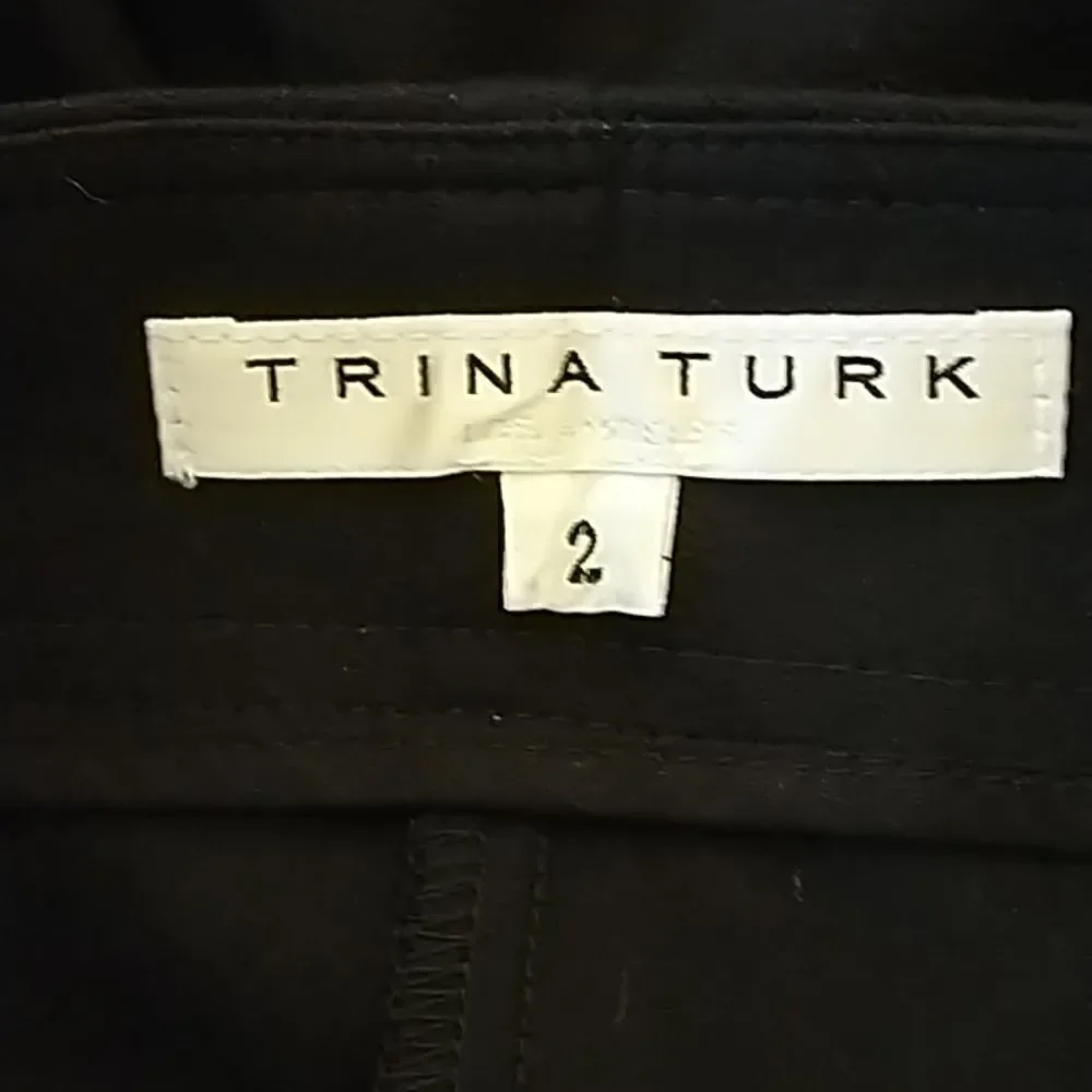 Trina Turk Echo Park black ankle pants size 2